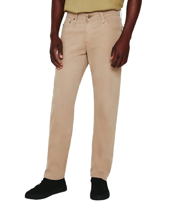 Light Wash Men's JeansMen's Slim Straight Leg Pants In Silk Bamboo