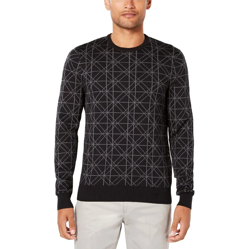 Men's Sweaters in Earthy TonesRyan Seacrest Mens Geometric Pullover Sweater
