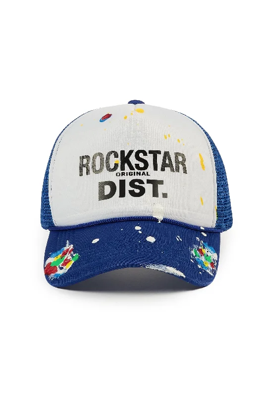 Relaxed Beanie HatsNeptune White/Royal Trucker Hat