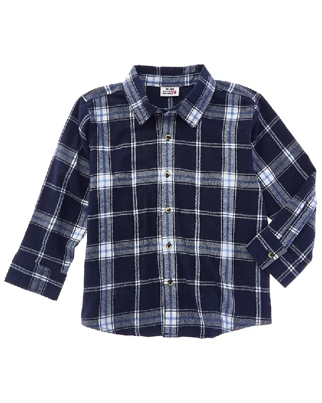 Men's Tennis Shirts for Court ComfortMish Mish Foam Finger Flannel Shirt