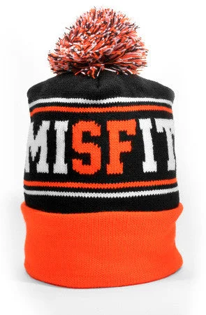 Beach Sun HatsMisfit (Black/Orange Beanie)
