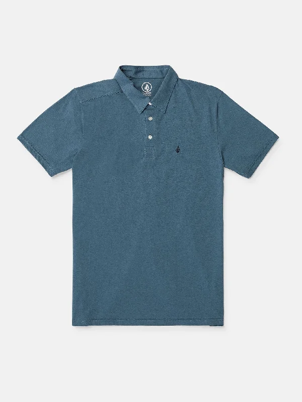 Patterned Men's Hawaiian ShirtsBanger Polo Short Sleeve Shirt - Airforce Blue