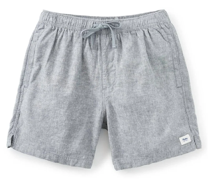 Men's Lightweight Running ShortsIsaiah Local Short In Steel Bue