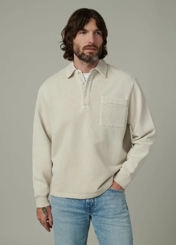 Men's Shirts with Wrinkle-Resistant FabricPOLO SWEATSHIRT