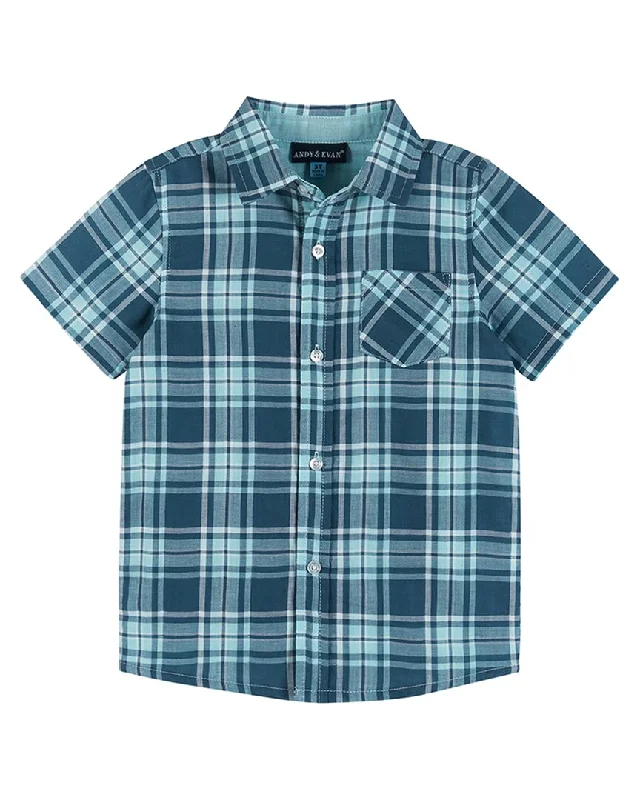 Stylish Men's Graphic T-ShirtsAndy & Evan Short Sleeve Button-down Shirt