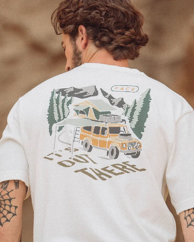 Comfortable Men's Polo ShirtsIt's Out There T-Shirt - Off White