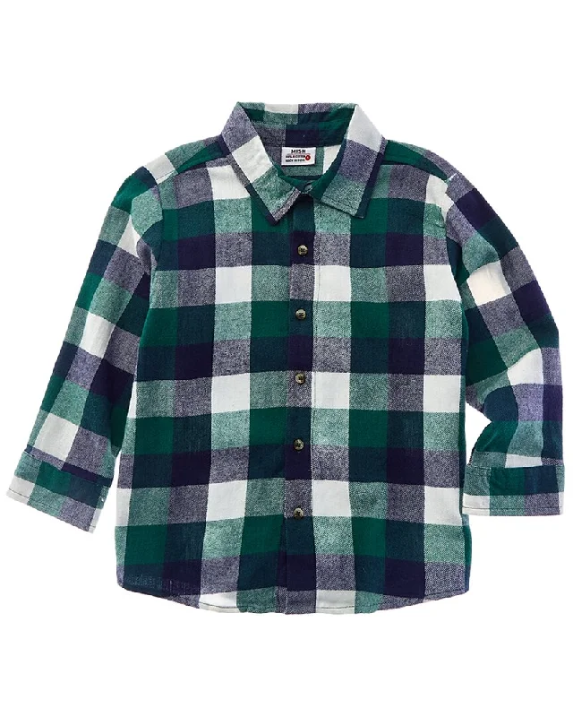 Men's Cufflink-Ready Shirts for Formal EventsMish Mish Game Day Flannel Shirt