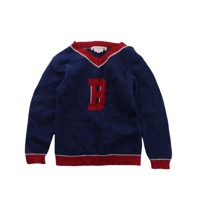 Men's Sweaters with ThumbholesBonpoint Knit Sweater 3T