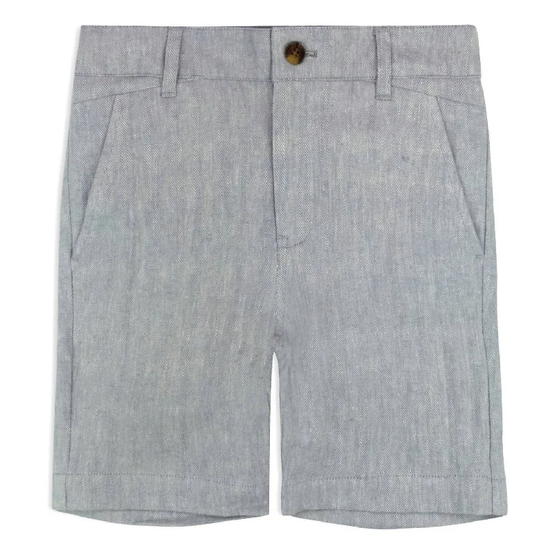 Tailored and Dressy Men's Short PantsBoys Dockside Shorts In Grey