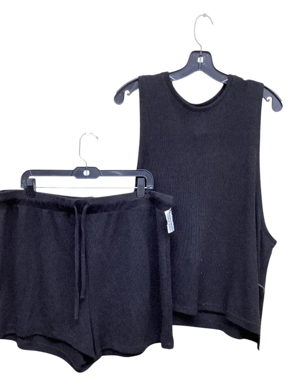 Dressy Yet Casual Men's Chino ShortsShorts Set By H&m In Black, Size: Xl
