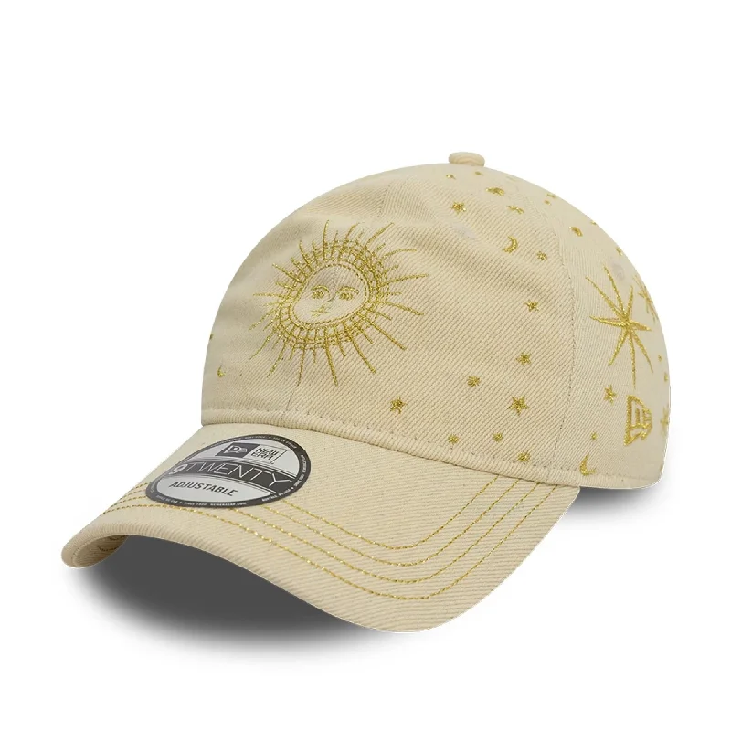 Beach Sun HatsNew Era Zodiac Light Beige 9TWENTY Adjustable Cap