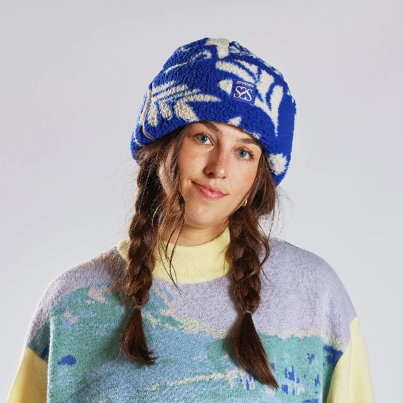 Quilted Winter HatsUnisex Society Fleece Cuff Hat - Society Electric Blue