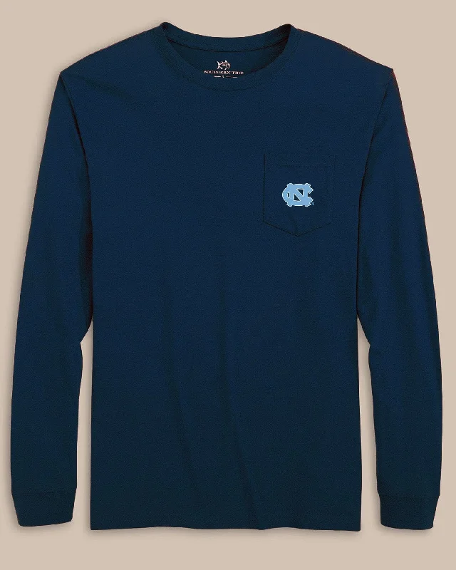 Men's Shirts with Barrel CuffsUNC Tar Heels Gameday Embroidered Long Sleeve T-Shirt