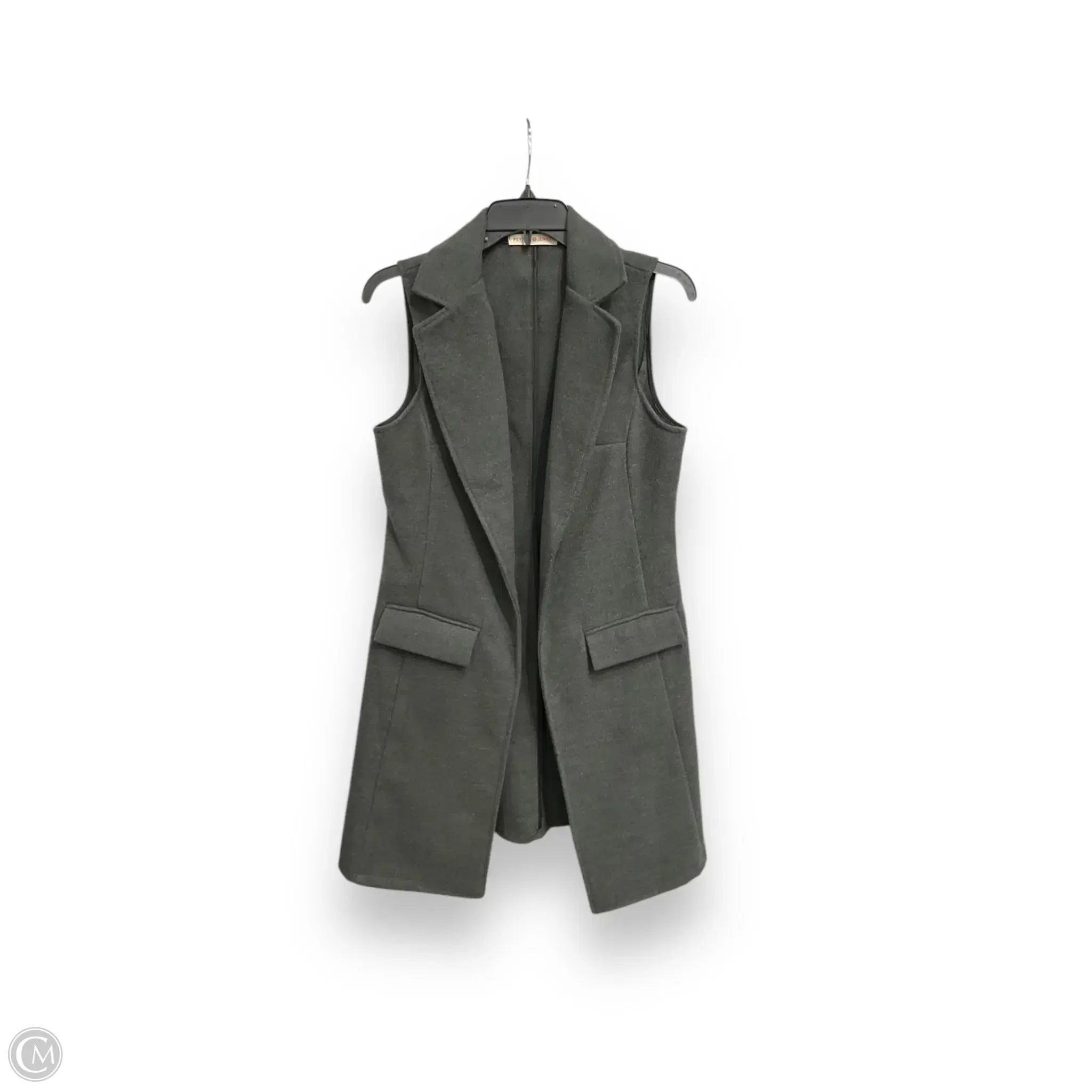 Men's Coats with PocketsVest Other By Peyton Jensen In Grey, Size: S