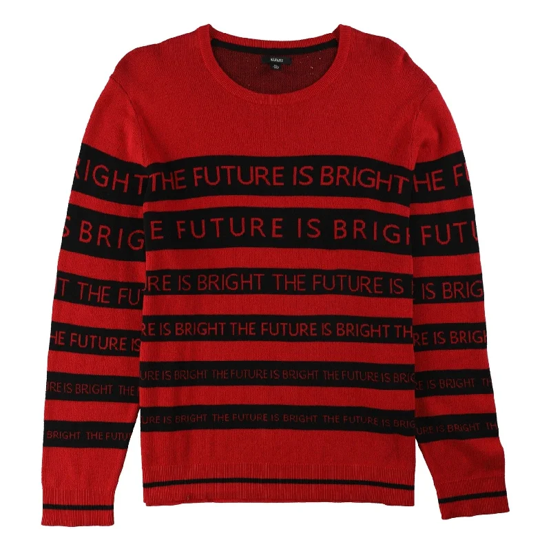 Men's Sweaters with Button CuffsAlfani Mens Striped Knit Sweater