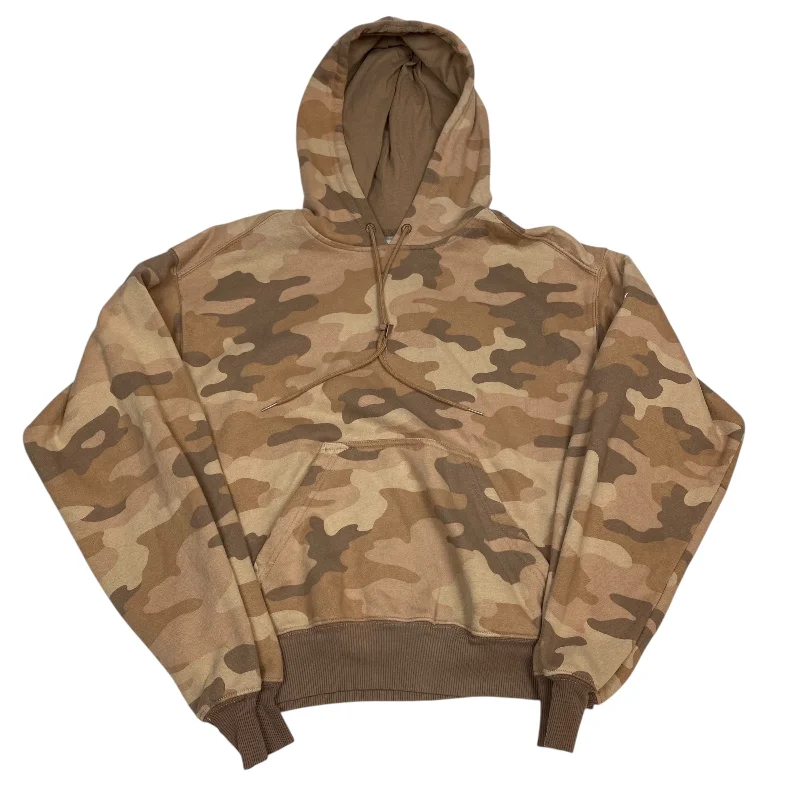 Men's Hoodies with Zipper DetailsAthletic Sweatshirt Hoodie By Fabletics In Tan, Size: S Men's Hoodies with Zipper DetailsAthletic Sweatshirt Hoodie By Fabletics In Tan, Size: S