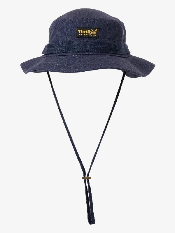 Wide-Brimmed Sun HatsThrills Union Boonie Hat - Estate Blue