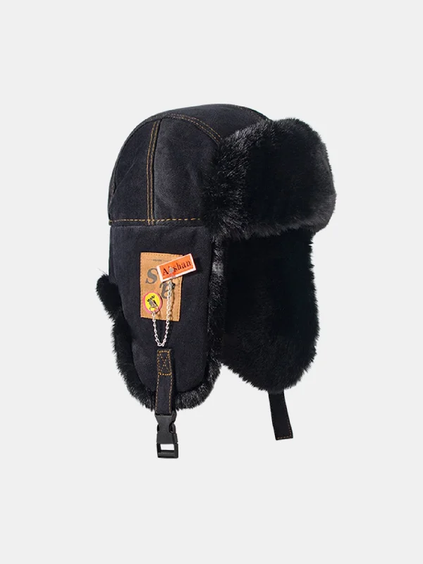 Rainproof Fishing HatsWindproof Warm Earflaps Trooper Trapper Hat