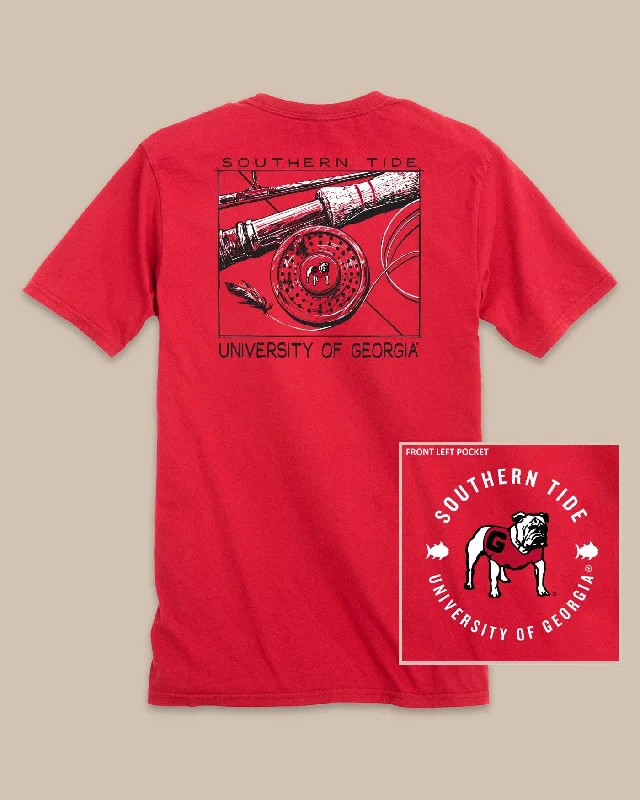Men's Shirts with Tab CollarsGeorgia Bulldogs Gameday Fly Reel T-Shirt