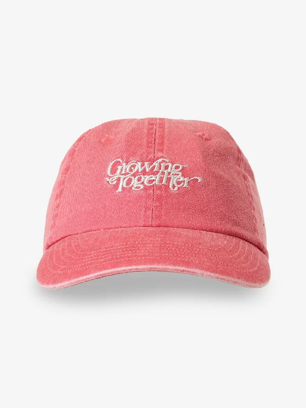 Beach Bucket CapsGrowing Together 6 Panel Cap - Flame Red