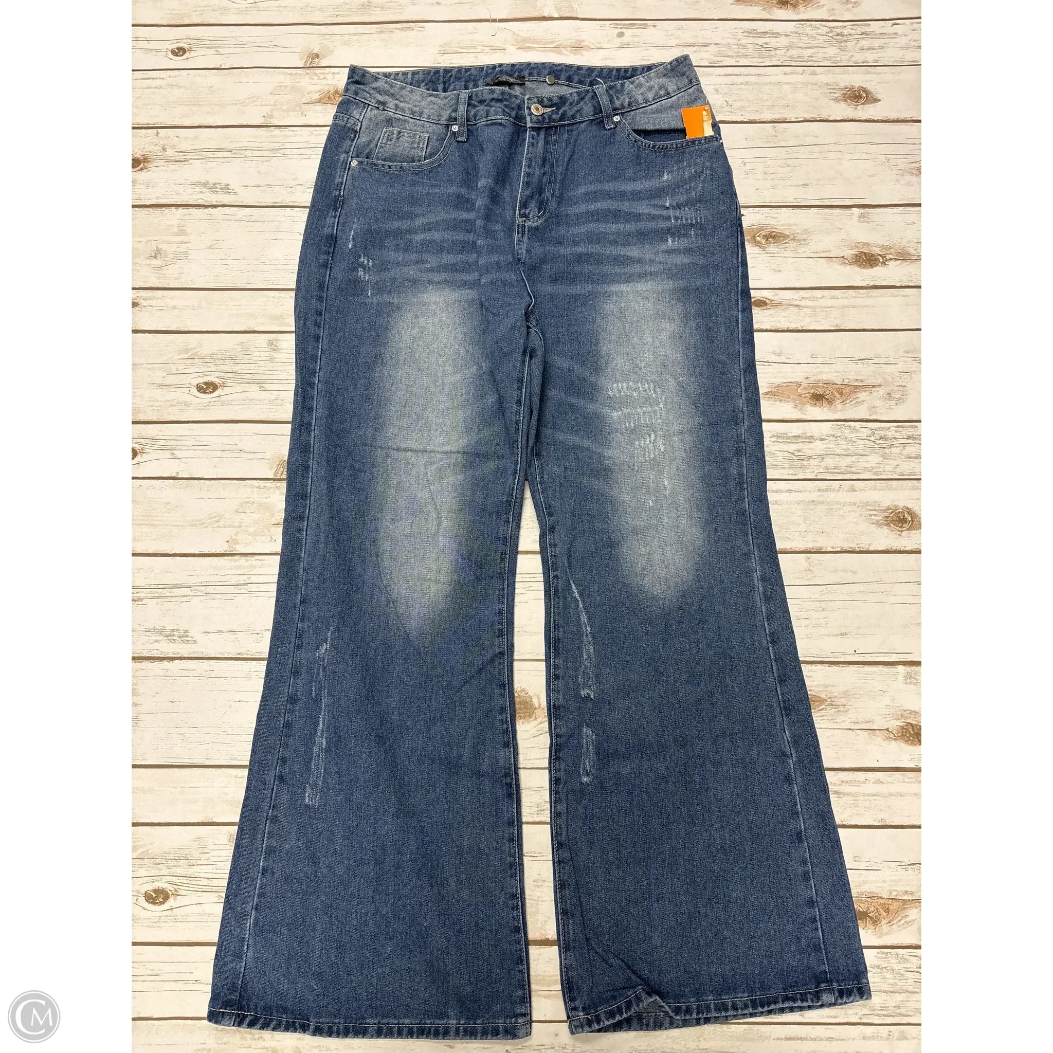 Comfortable Men's JeansJeans Boyfriend By Cme In Blue Denim, Size: Xl