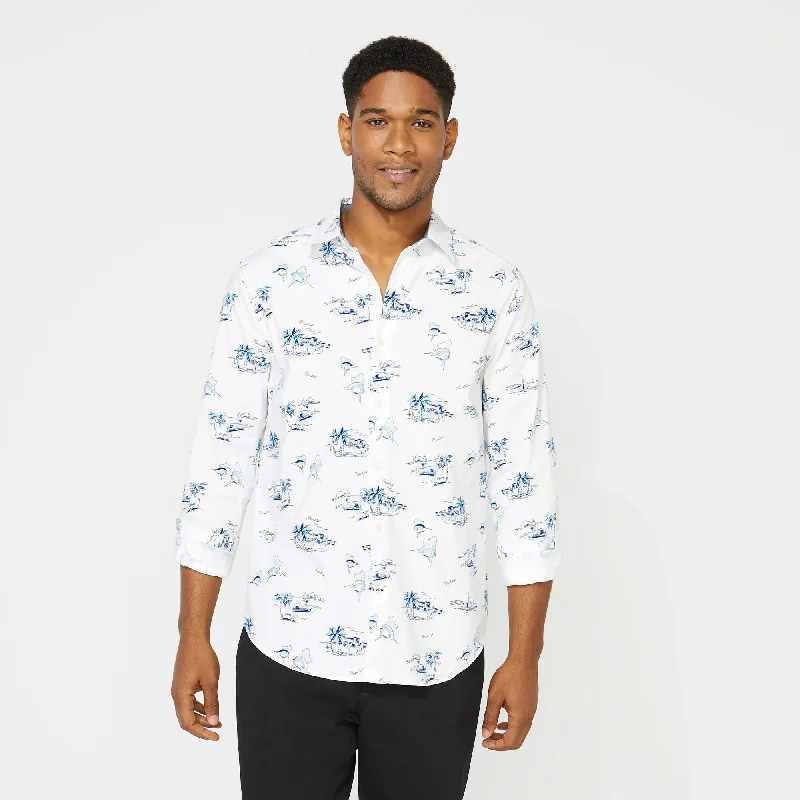 Men's Cowboy Shirts for Western StyleNautica Mens Big & Tall Classic Fit Print Long Sleeve Print Oxford Shirt Men's Cowboy Shirts for Western StyleNautica Mens Big & Tall Classic Fit Print Long Sleeve Print Oxford Shirt