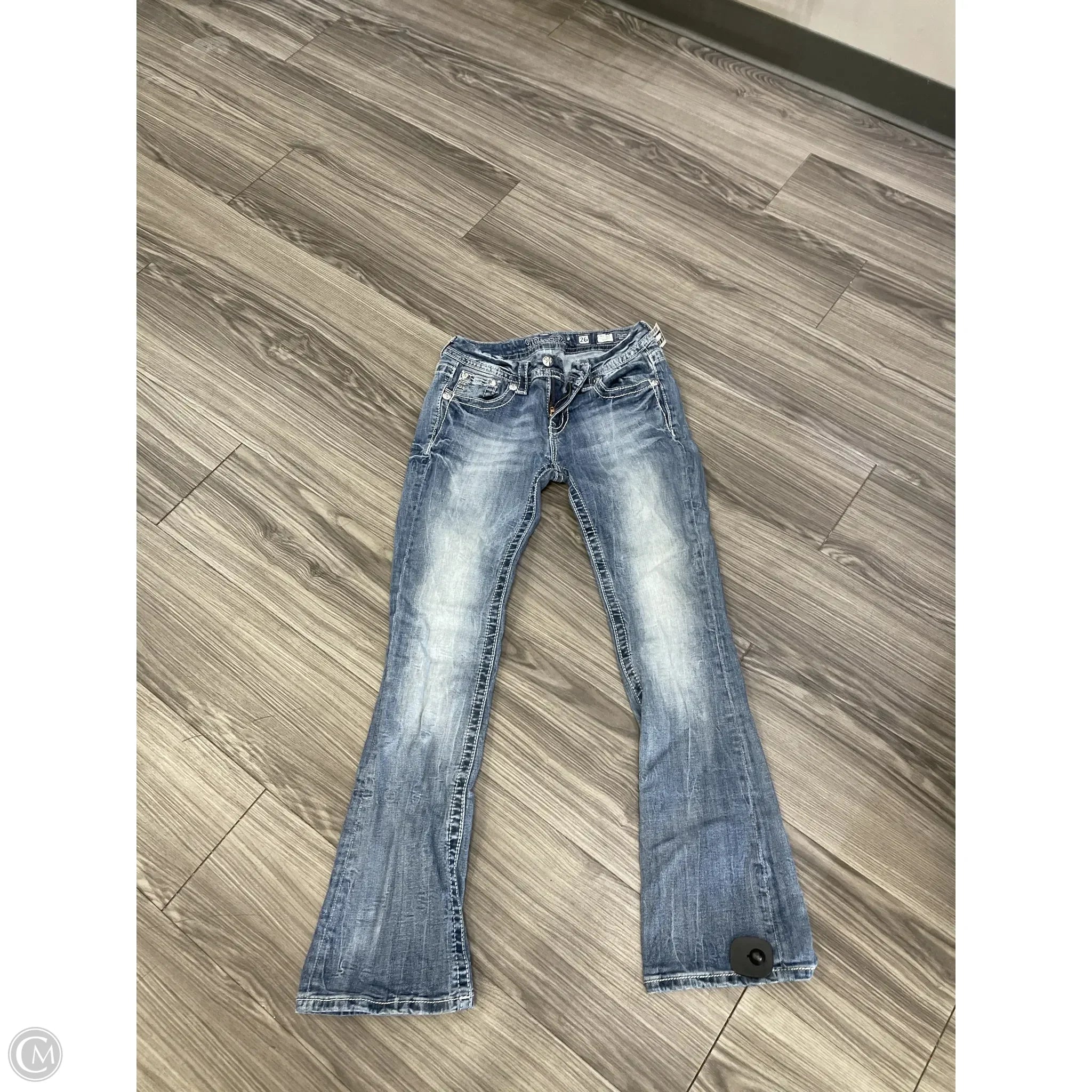 Affordable Designer Men's JeansJeans Boot Cut By Miss Me In Blue, Size: 2
