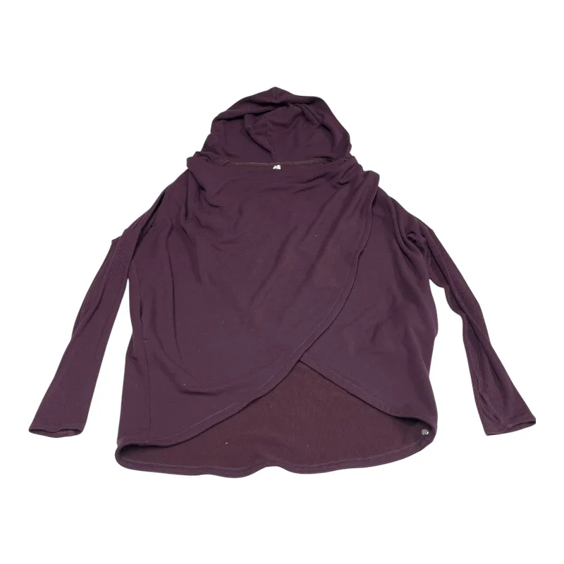 Men's Hoodies for BikingAthletic Sweatshirt Hoodie By Athleta In Purple, Size: S