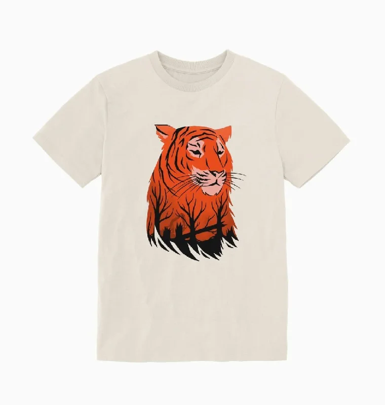 Men's Shirts for Beach OutingsTiger T-Shirt