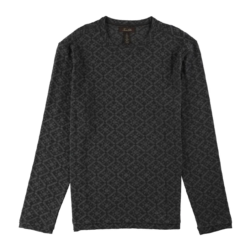 Men's Sweaters for Casual OccasionsTasso Elba Mens Medallion Pullover Sweater