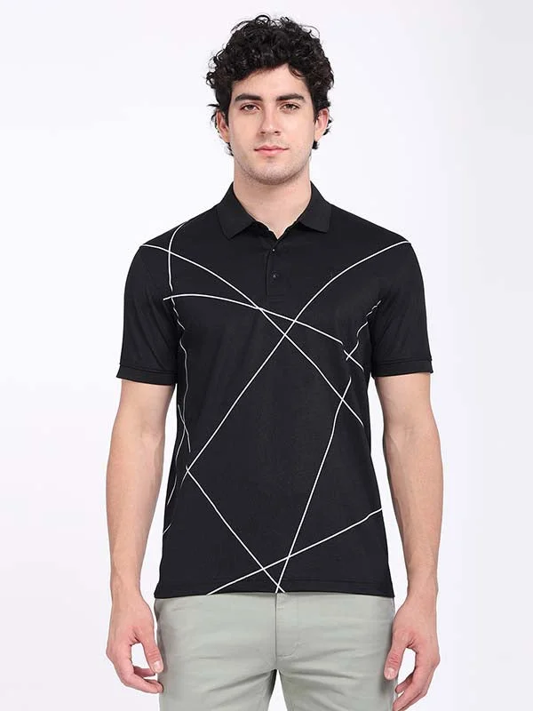Men's Shirts with Pin CollarsMen Printed Polo T-Shirt