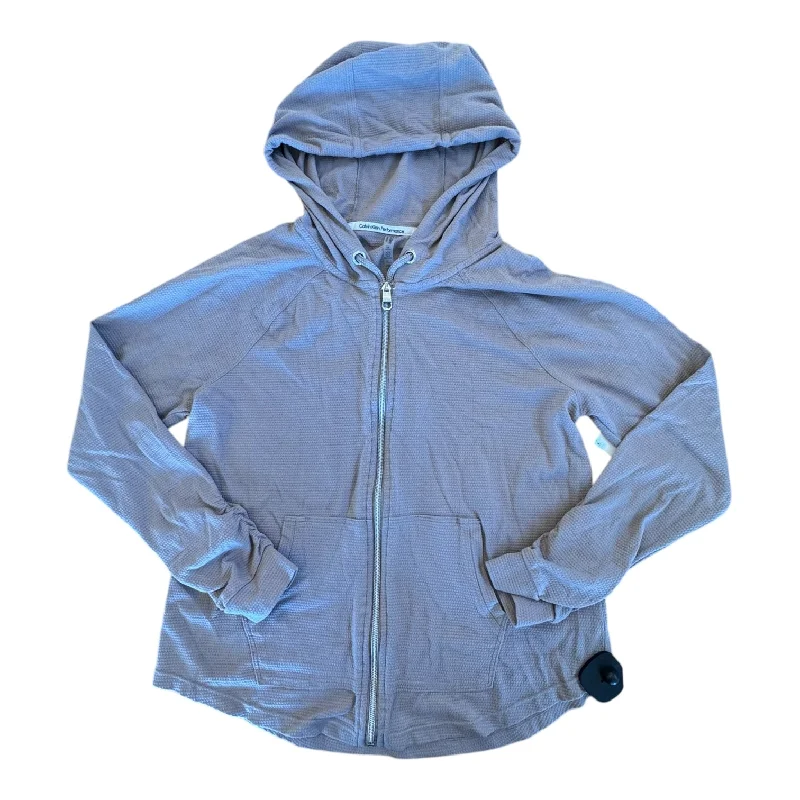 Men's Hoodies with Stretch FabricAthletic Sweatshirt Hoodie By Calvin Klein Performance In Taupe, Size: L Men's Hoodies with Stretch FabricAthletic Sweatshirt Hoodie By Calvin Klein Performance In Taupe, Size: L