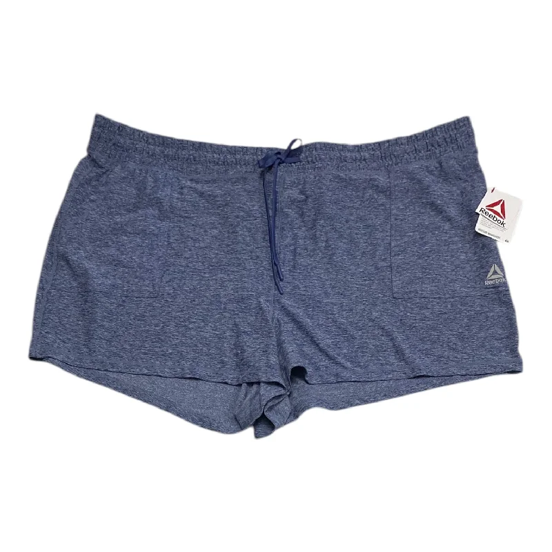 Yoga-Friendly Men's Flex ShortsAthletic Shorts By Reebok In Navy, Size: 3x