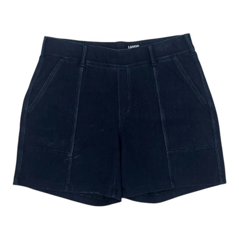 Men's Cool and Breathable Linen Summer ShortsShorts By Lands End In Blue Denim, Size:M Men's Cool and Breathable Linen Summer ShortsShorts By Lands End In Blue Denim, Size:M
