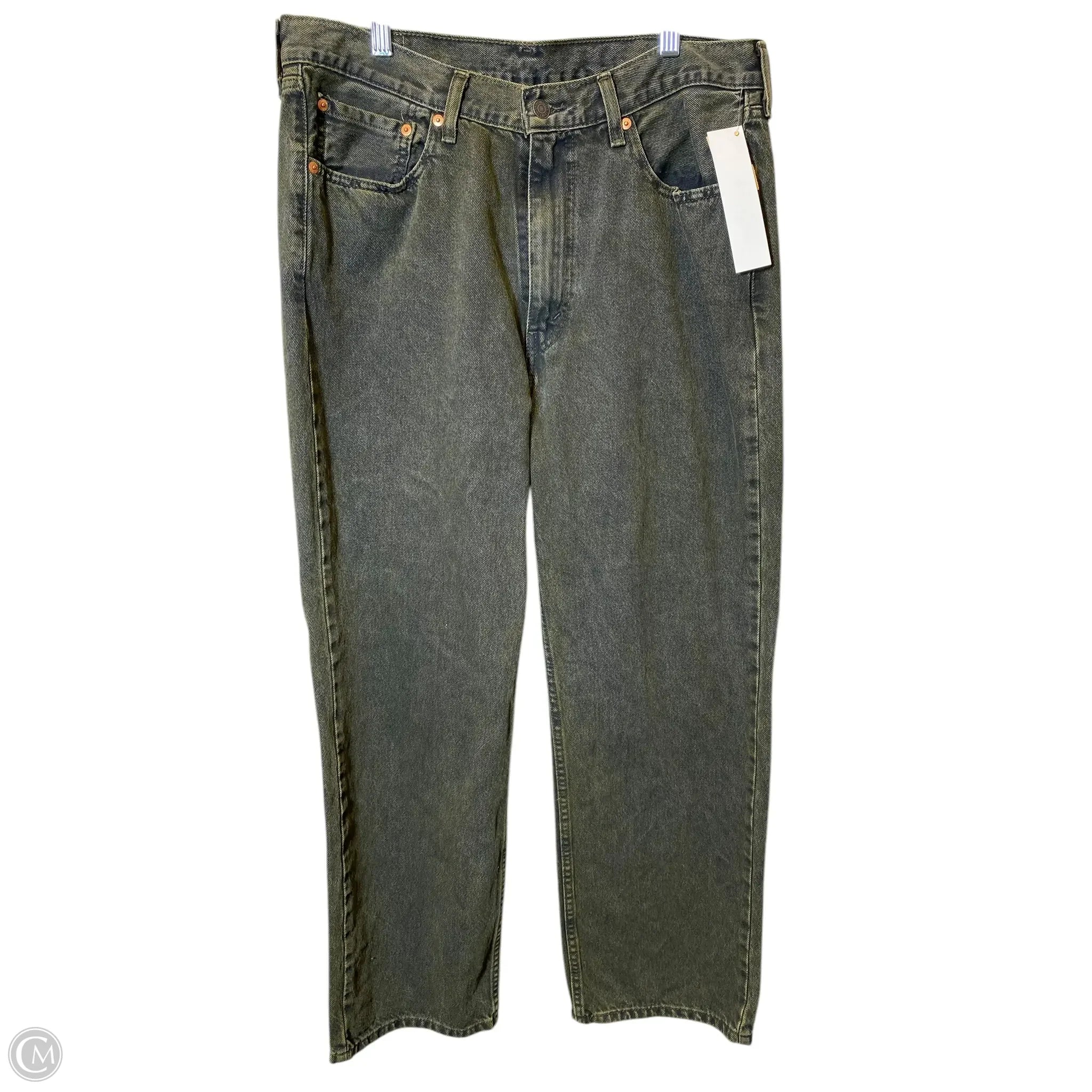Light Wash Men's JeansJeans Wide Leg By Levis In Green, Size: 16