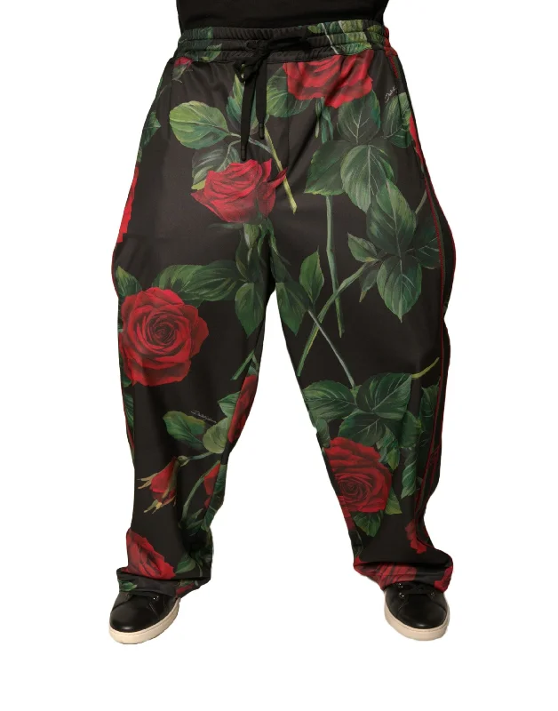 Oversized Relaxed-Fit Men's JeansDolce & Gabbana Floral Polyester Jogger SweatMen's Men's Pants Oversized Relaxed-Fit Men's JeansDolce & Gabbana Floral Polyester Jogger SweatMen's Men's Pants