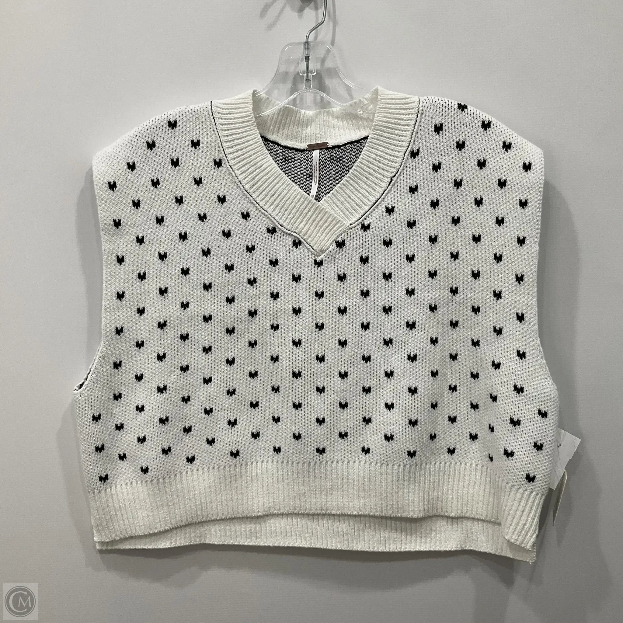 Men's Coats with PocketsVest Sweater By Free People In White, Size: Xs