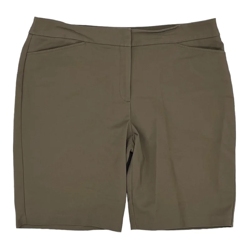 Zippered and Secure Men's Cargo and Travel ShortsBROWN SHORTS by CHICOS Size:L