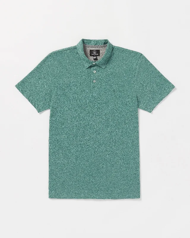 Men's Three-Quarter Sleeved TopsWowzer Polo Short Sleeve Shirt - Sea Green