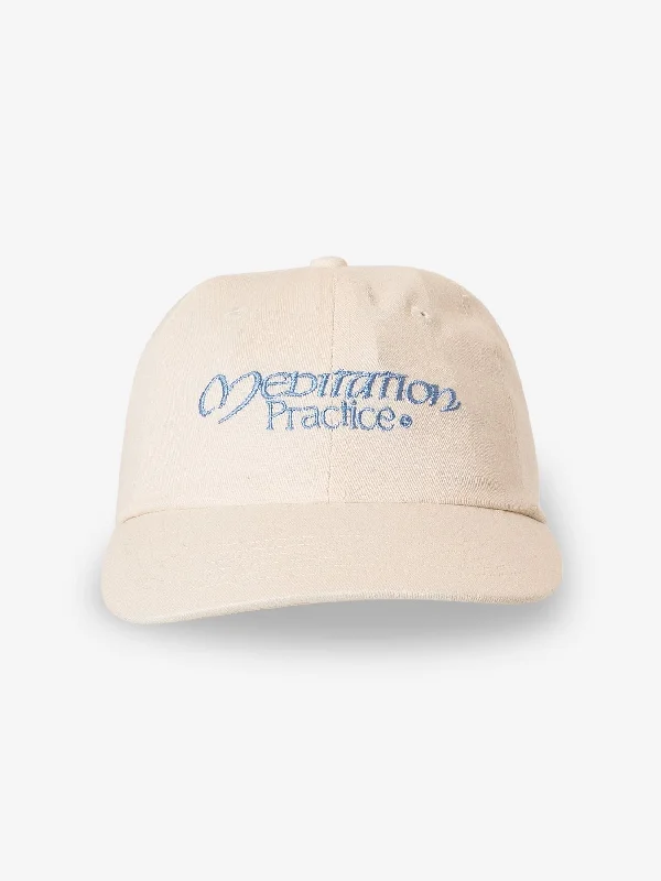 Casual Fedora Hats for MenMeditation Practice 6 Panel Cap - Heritage White