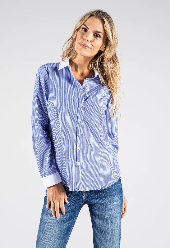 Men's Pattern-Clashing Shirts for Bold FashionPinstripe Shirt