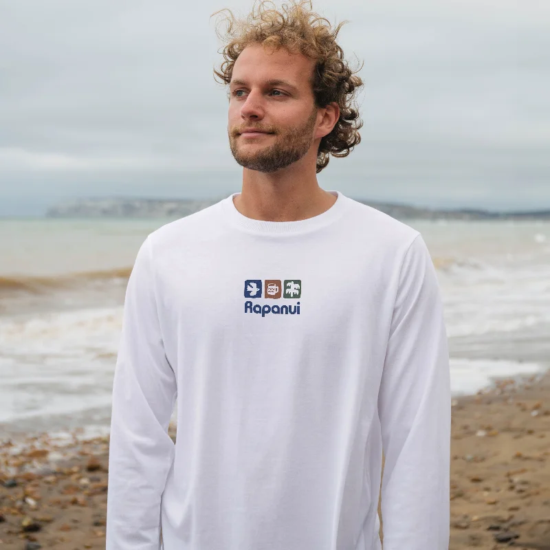Men's Shirts with Logo EmbossmentsMen's Seasons Long Sleeve T-Shirt