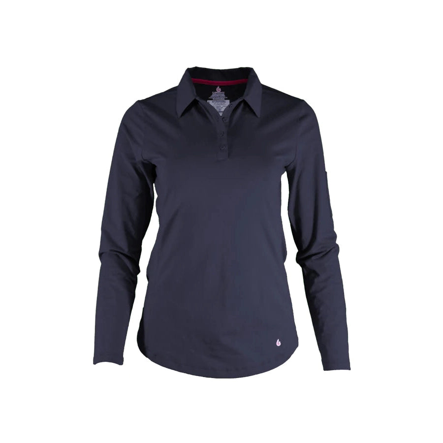 Men's Shirts with Floral PrintsLAPCO FR L-SPFR6NY Navy 6oz. Ladies FR Polo Shirt
