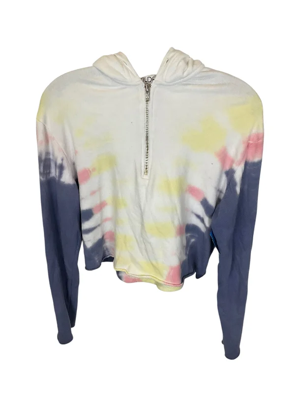 Affordable Men's HoodiesSweatshirt Hoodie By Wildfox In Tie Dye Print, Size: Xs