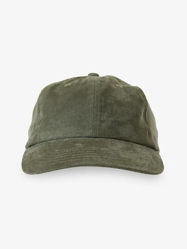 Casual Beanie CapsThrills Suede 6 Panel Cap - Dark Forest