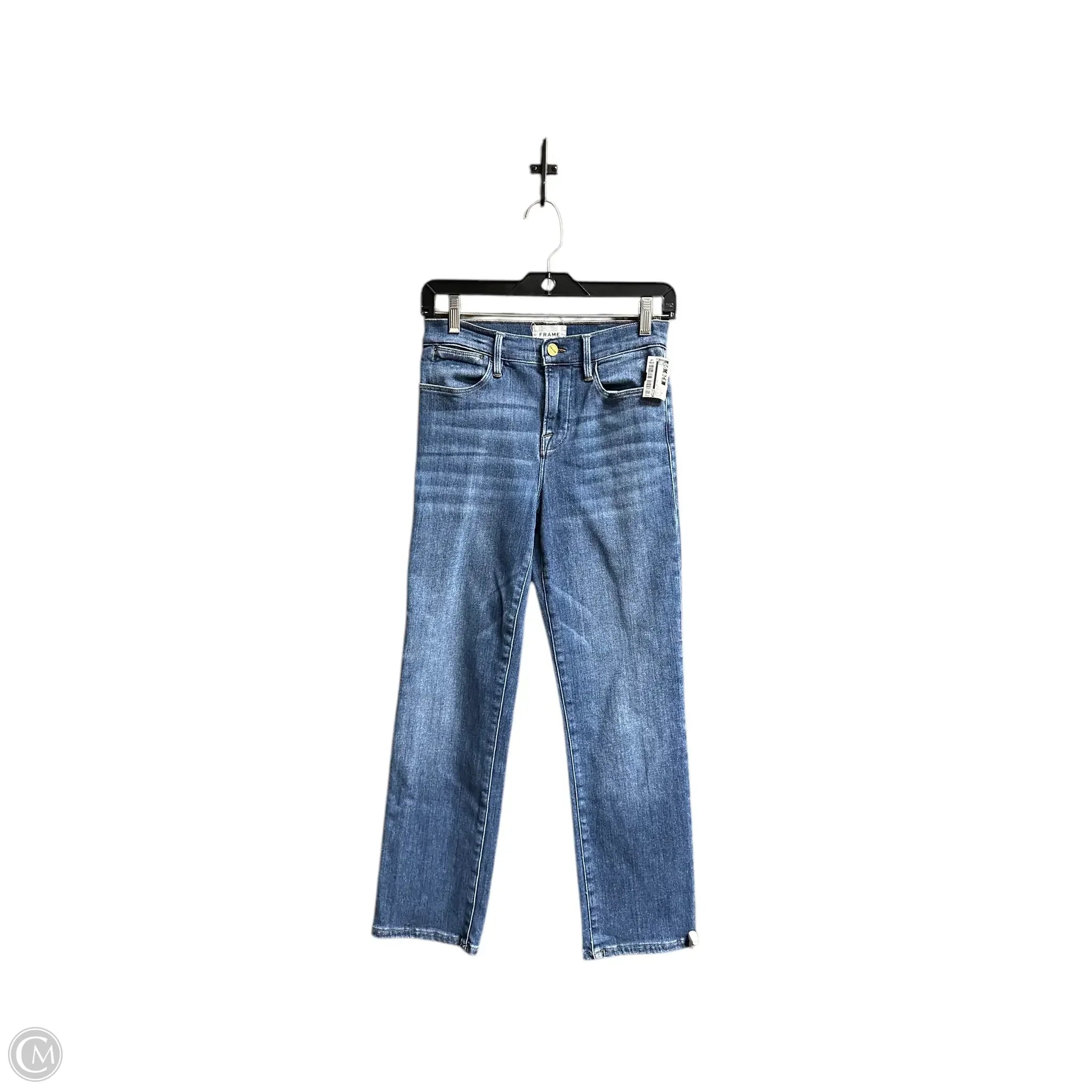 Hipster Men's JeansJeans Straight By Frame In Blue Denim, Size: 2