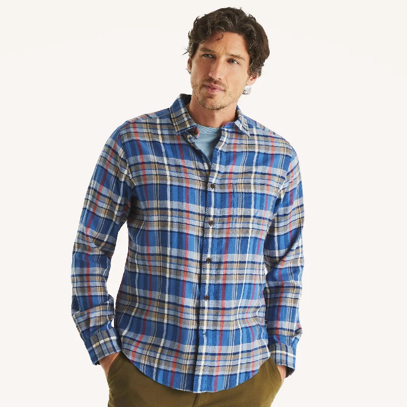 Men's Short-Sleeve Shirts for Warm WeatherNautica Mens Plaid Shirt