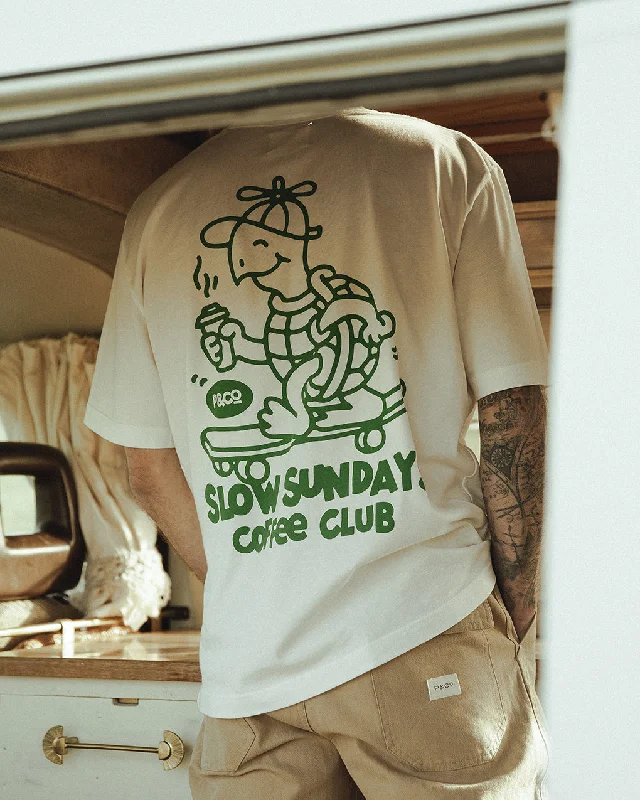 Men's Sleeveless TopsSlow Sundays T-Shirt - Off White