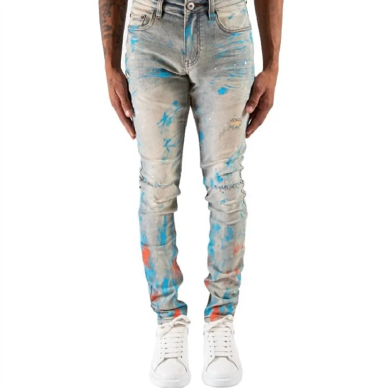 Jeans for Men with a Big BellyPhobos Jeans In Coral