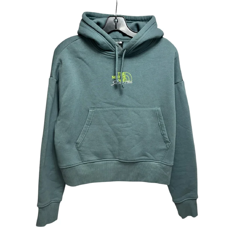 Men's Hoodies with Contrast Fabric PanelsSweatshirt Hoodie By The North Face In Aqua, Size: S